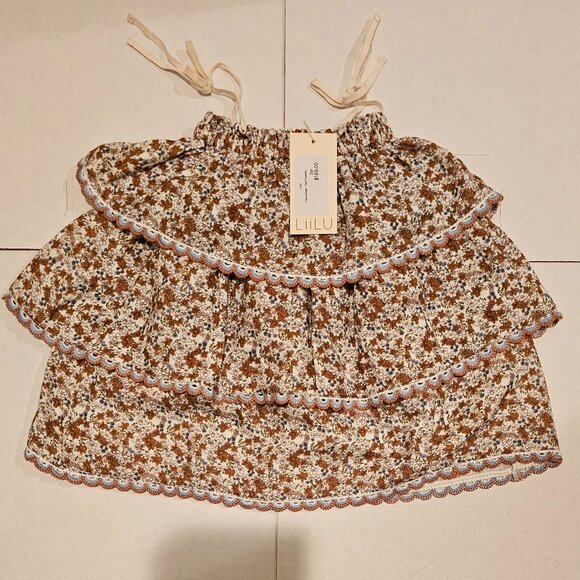 LIILU LITTLE GIRLS TIARA DRESS - FIELD FLOWERS - 2YR & 4YR - MSRP $169 - NWT - Picture 1 of 11